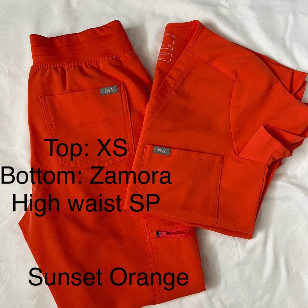 FIGS Women’s Scrubs- Sunset Orange